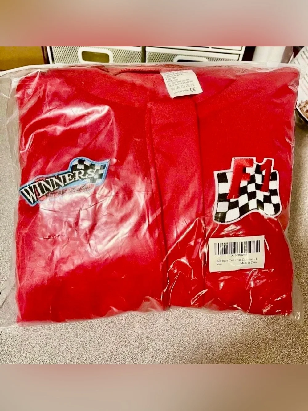 Kids Racing Suit Costume Toddler and Boys Race Car Driver Jumpsuit, Dress Up & P